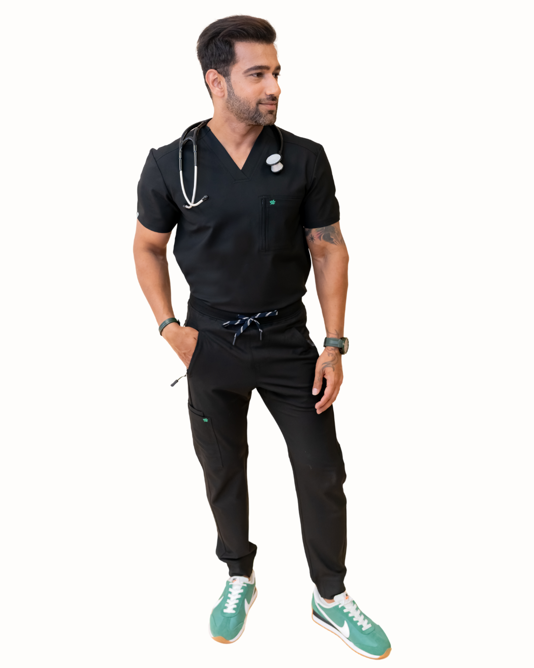 V-Neck Top w/ Hanging Loop