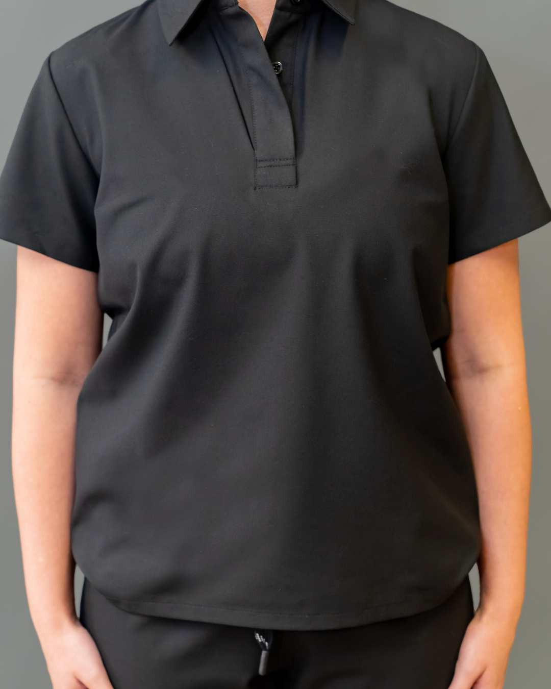 Polo Neck Top