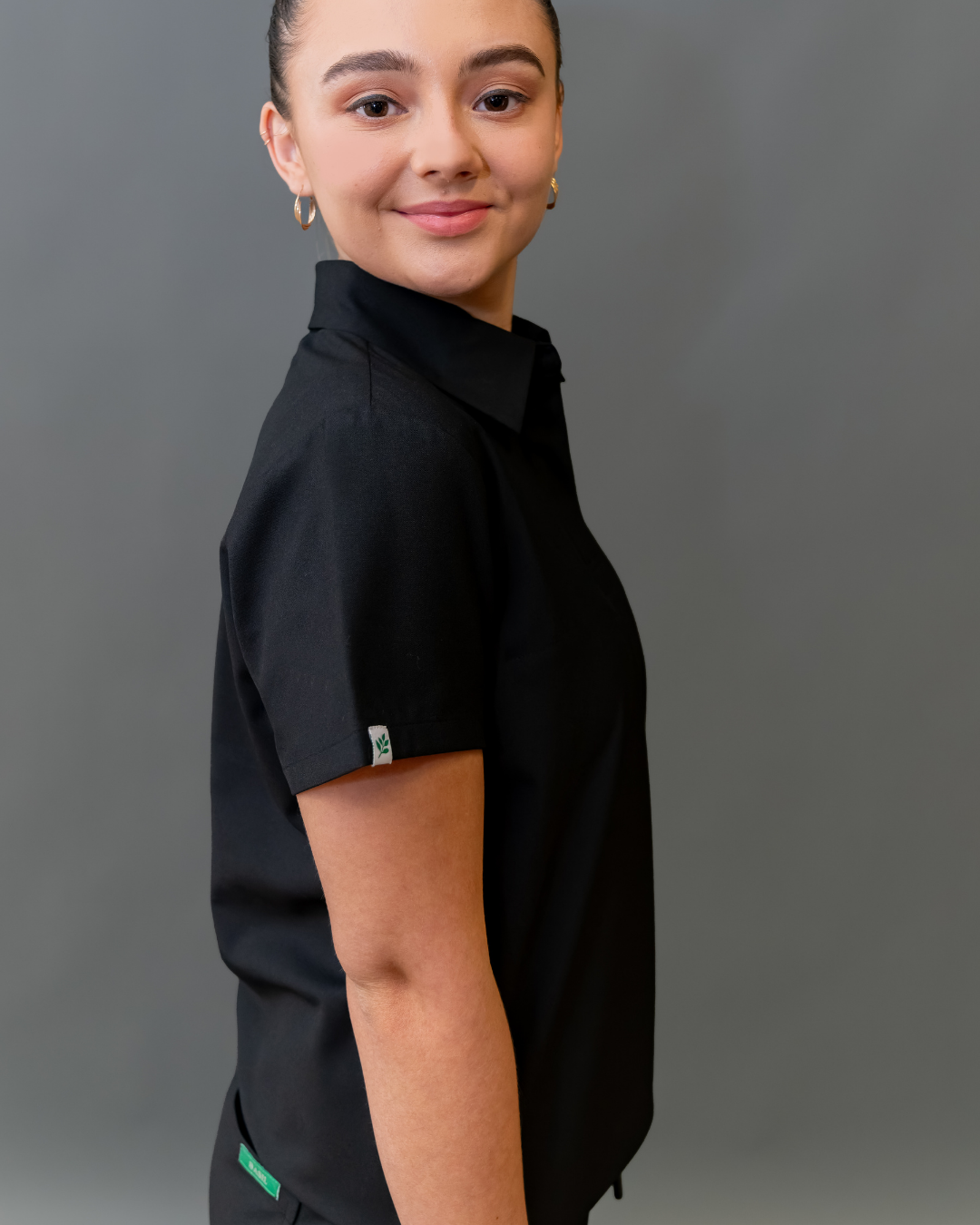 Polo Neck Top