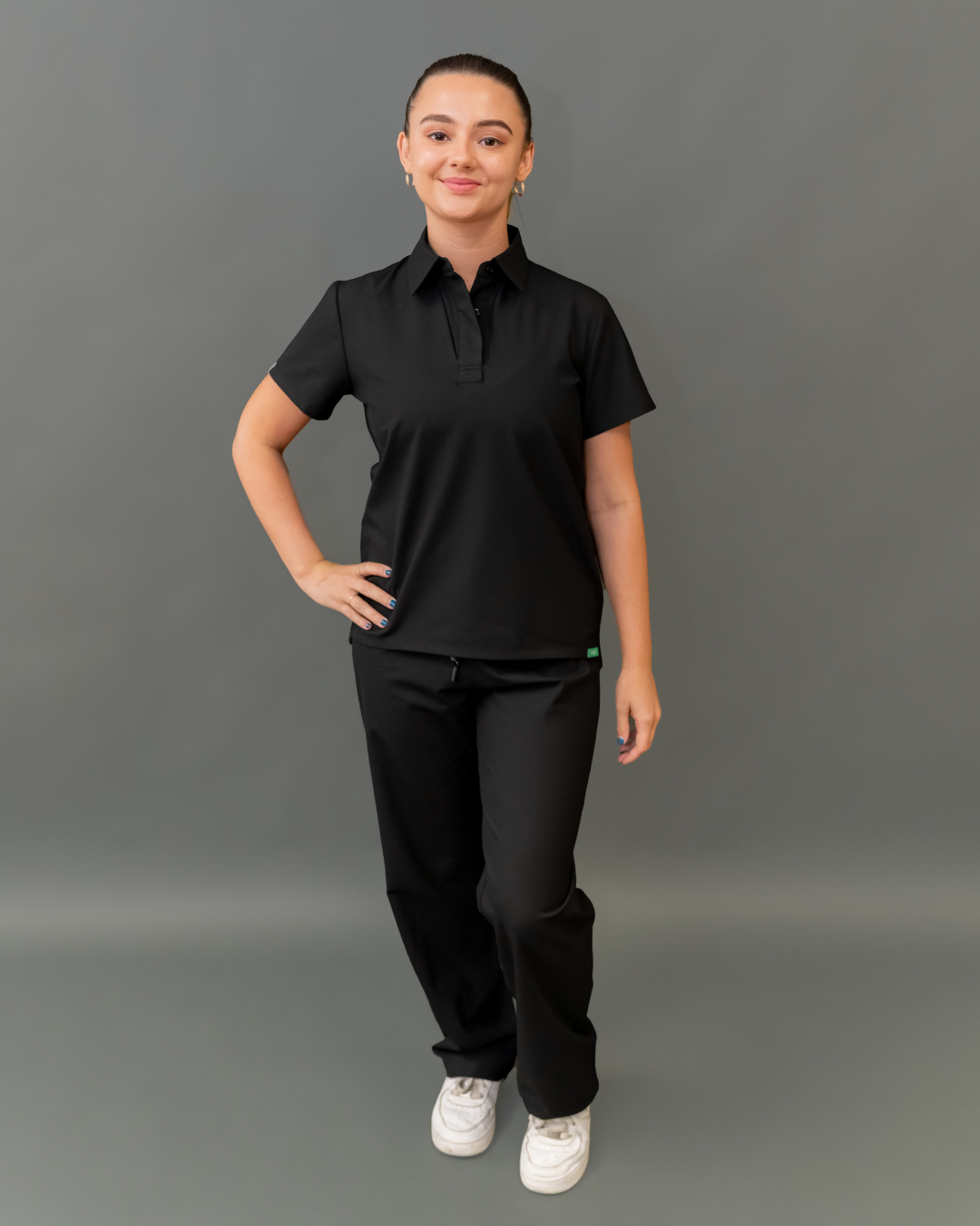Polo Neck Top
