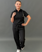 Collection 7: Polo Neck Top + Flare Scrub Pant